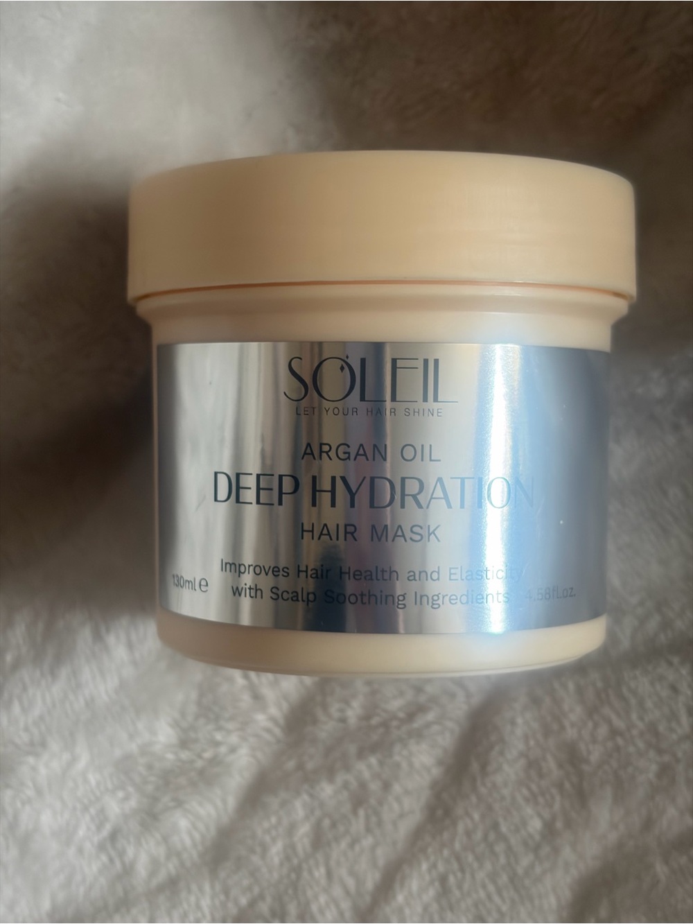 Soleil Moroccan Argan Oil Deep Hydration Hair Mask 300ml 10.14oz Repair New